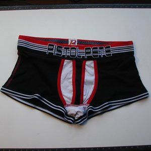 PISTOL PETE TRUNKS - BLACK (Sz:XL)